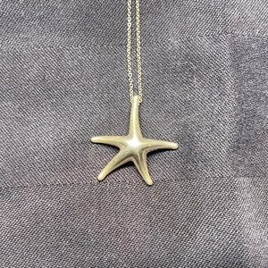 Tiffany & Co. Elsa Peretti Sterling Silver starfish pendant